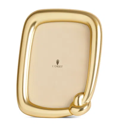 L'objet Knot Photo Frame In Gold