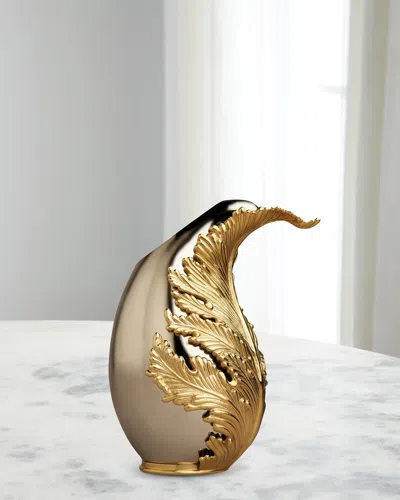 L'objet Lamina Vase In Gold