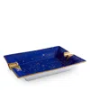 L'objet Malachite Porcelain Ashtray In Blue