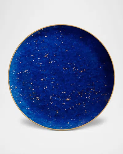 L'objet Lapis Canape Plates, Set Of 4 In Blue