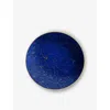 L'objet Lapis Fine-porcelain Cake Plate 31cm Blue In Blue