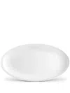 L'objet Large Neptune Porcelain Oval Platter In White