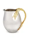 L'objet Leaf-handle Pitcher (21cm X 14cm) In Silver