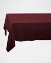 L'objet Linen Sateen Tablecloth In Wine