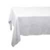 L'objet Linen Sateen Tablecloth In White