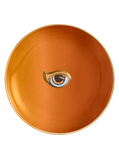 L'objet + Lito Catchall 24k Gold-plated Tray In Orange