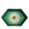 L'objet Lito-eye Hexagon Tray In Green