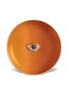 L'objet Lito Eye-motif Plate (15cm) In Orange