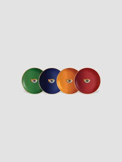 L'objet Lito Plates 4-piece Set In Multi