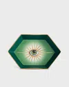 L'objet Lito Porcelain Eye Hexagon Tray