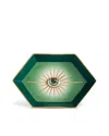 L'objet Lito Porcelain Eye Hexagon Tray