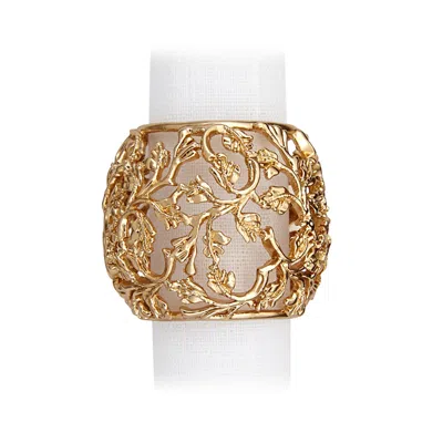 L'objet Lorel Gold-plated Napkin Jewels, Set Of 4