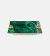 L'objet Malachite Porcelain Ashtray In Green