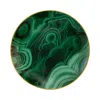 L'objet Set Of Four Malachite Canape Plates