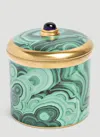 L'objet Malachite Single Wick Candle In Green