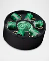 L'objet Malachite Espresso Cup And Saucer, 4 Oz.
