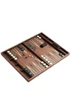 L'objet Matis Wood Backgammon Set In Brown