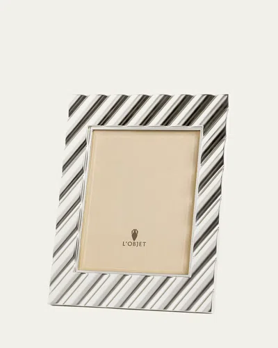 L'objet Maxime Frame, 5" X 7" In Metallic