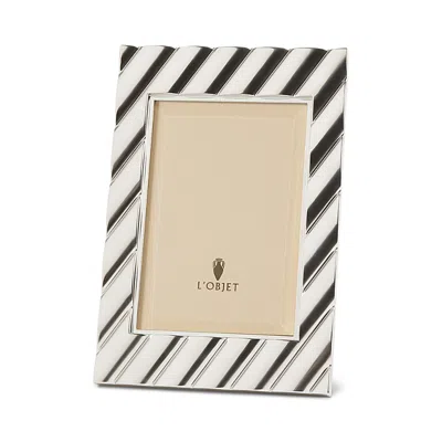 L'objet Maxime Frame - Platinum, 4 X 6 In Multi