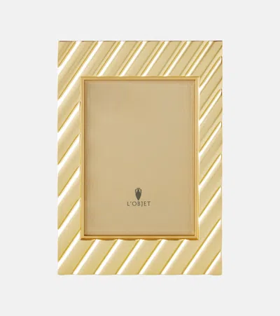 L'objet Maxime Gold-plated Metal Picture Frame