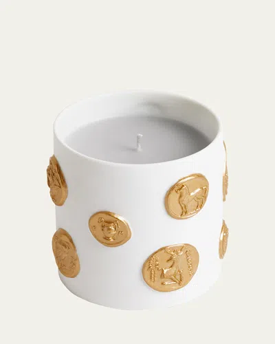 L'objet Mdaille One-wick Candle In Whitegold