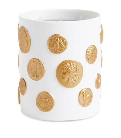 L'objet Médaille 3-wick Candle In White