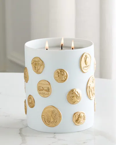 L'objet Medaille Candle In White