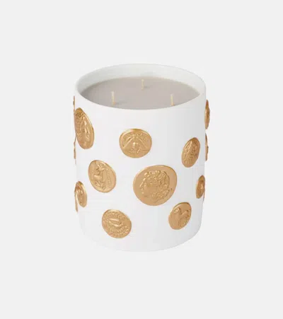 L'objet Médaille Large Scented Candle In White