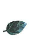 L'objet Cenote Medium Leaf Platter In Blue