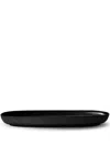 L'objet Medium Terra Porcelain Platter (5cm X 41cm) In Black