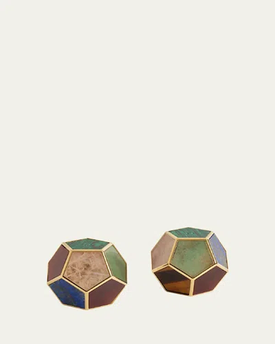 L'objet Multi-stone Pentagon Spice Jewels, Set Of 2