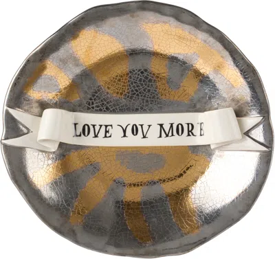 L'objet Multicolor Ruan Hoffmann Edition Ribbon 'love You More' Plate