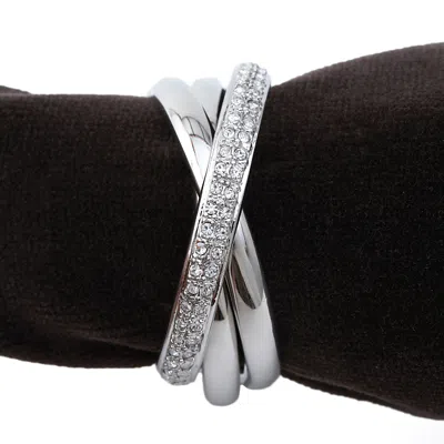 L'objet Napkin Jewels, Platinum Triple-ring, Set Of 4