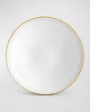 L'objet Neptune Porcelain Soup Plate In White/gold