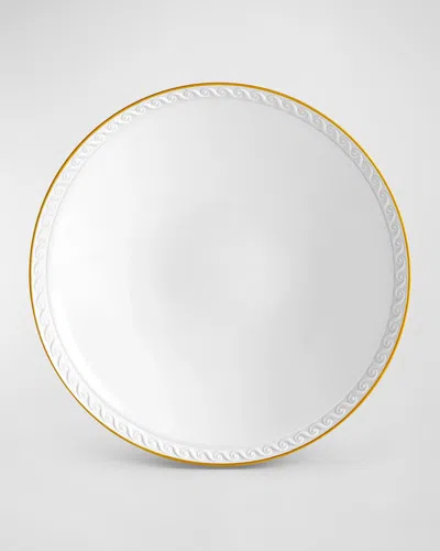 L'objet Neptune 24k Gold-rimmed Soup Plate In White
