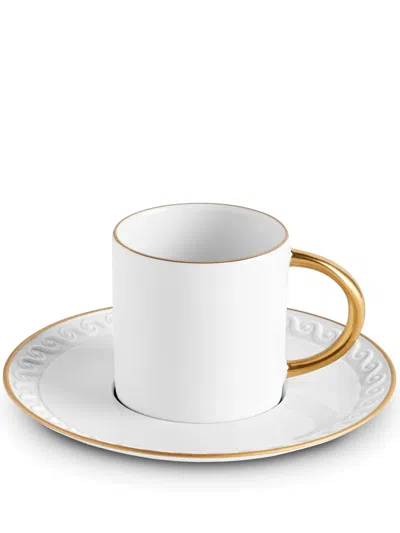 L'OBJET NEPTUNE ESPRESSO CUP AND SAUCER