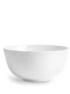 L'objet Soie Tressee Bowl, White In White
