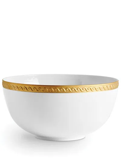 L'objet Neptune Large Porcelain Bowl In Gold