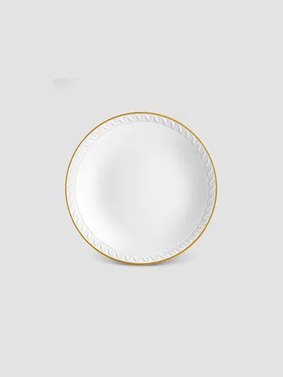 L'objet Neptune Porcelain & 24k Gold Bread & Butter Plate In White Gold