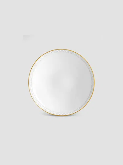 L'objet Neptune Porcelain & 24k Gold Soup Plate In White Gold