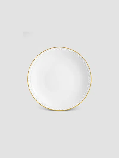 L'objet Neptune Porcelain & 24k-gold Dinner Plate In White