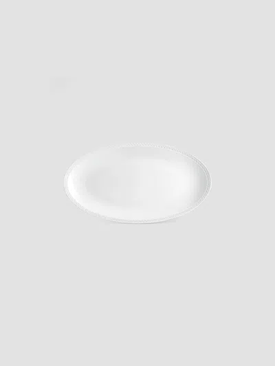 L'objet Neptune Porcelain Large Oval Platter In White