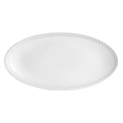 L'OBJET L'OBJET NEPTUNE WHITE OVAL PLATTER