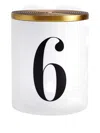 L'objet Number-print Candle In White