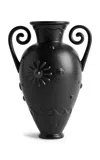 L'objet Pantheon Orpheus Amphora Vase In Black