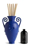 L'objet Pantheon Orpheus Amphora + Veti-vert Diffuser Set In Blue