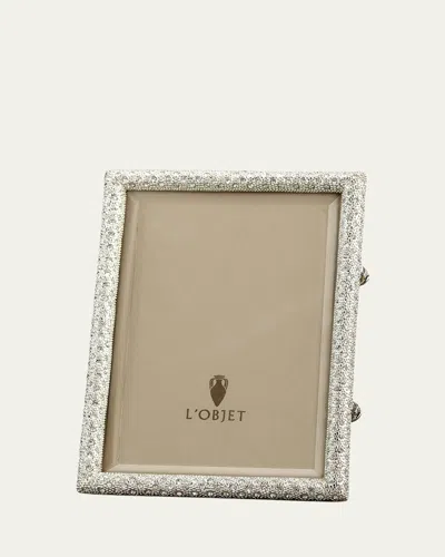 L'objet Pave Crystal Frame, 5" X 7" In Brown