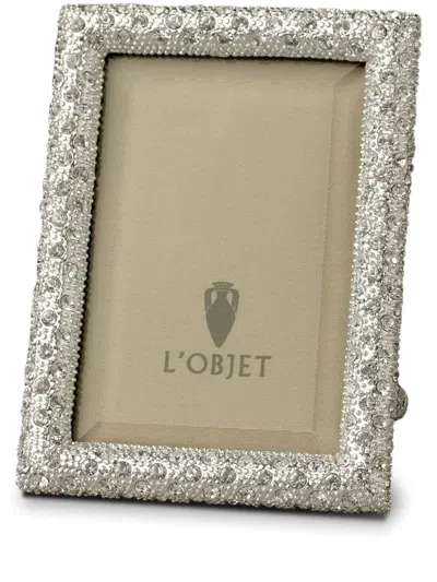 L'objet Pavé Frame (5cm X 8cm) In Silver