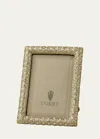 L'objet Pave Gold 2" X 3" Picture Frame In Silver