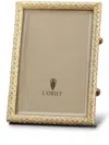 L'objet Pavé Setting Swarovski Rectangular Photo Frame In Gold